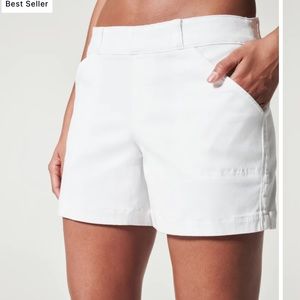 SPANX Stretch Twill Shorts, 4"